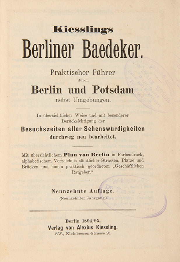 Berliner Baedeker.