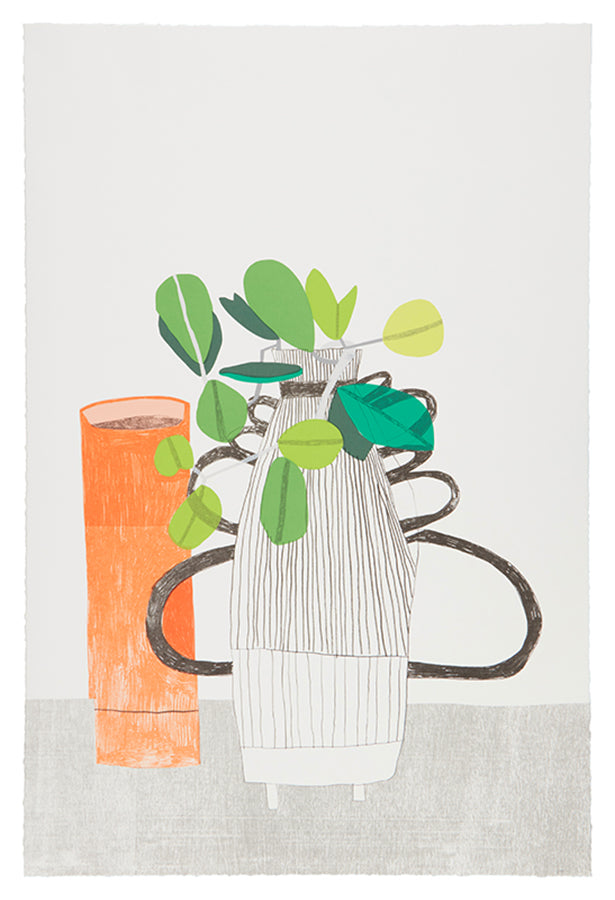 Jonas Wood, Untitled, 2009, lithograph, screenprint and woodcut in colours, signed by the artist, from the edition of 50, on Coventry wove paper