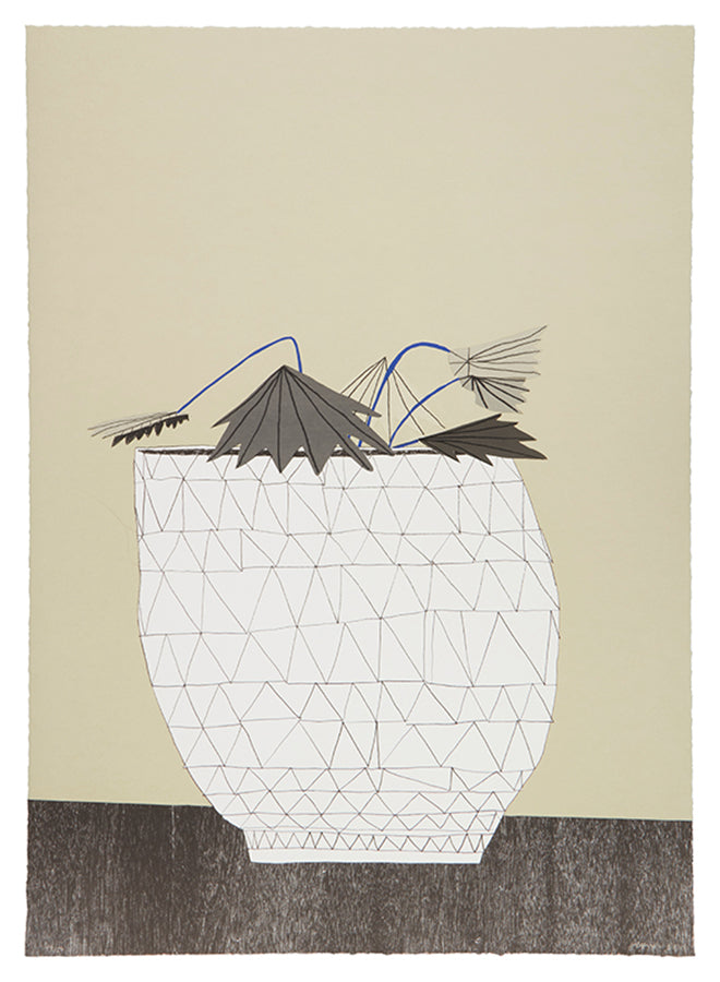 Jonas Wood, Untitled, 2009, lithograph, screenprint and woodcut printed in colours, signed by the artist, on Coventry wove paper