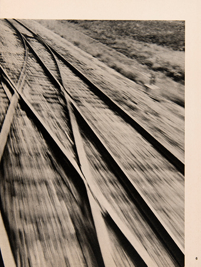 Signed copy of Rene Groebli's Magie der Schiene, a landmark book in postwar Swiss Photography and design.