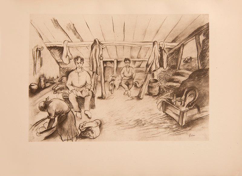 Album of 25 high quality reproductions portraying Jewish labourers and craftsmen in Ryback's native rural Ukraine.