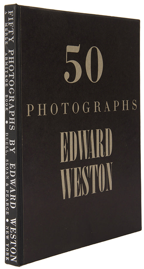 50 Photographs, signed/initialed by Edward Weston, features his selection of photographs giving a broad overview of his work