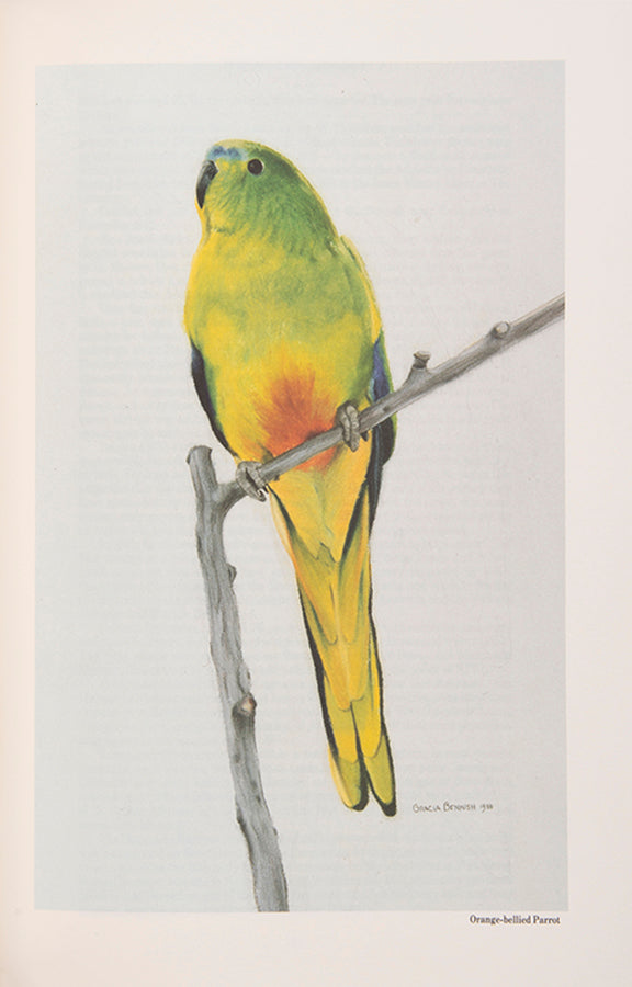 A signed limited edition copy of Tony Silva's Monograph of endangered parrots, with 42 plates after illustrations by Gracia Bennish.