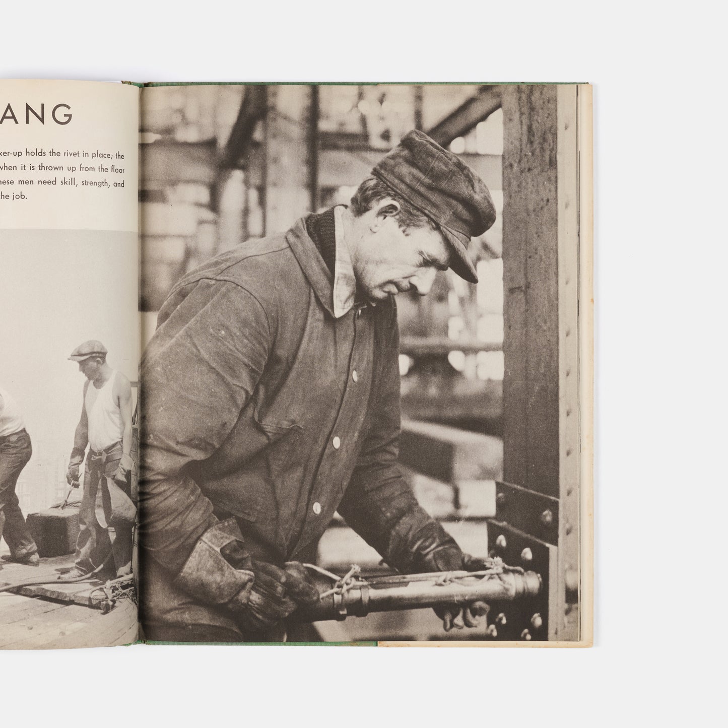 An important presentation copy of Lewis Hine's Men at Work, inscribed to Owen R. Lovejoy who served as the general secretary of the National Child Labor Committee from 1907 to 1926, where Lewis Hine was a staff photographer and art director of their magazine