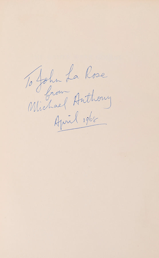 First US edition of The Games Were Coming by Michael Anthony.