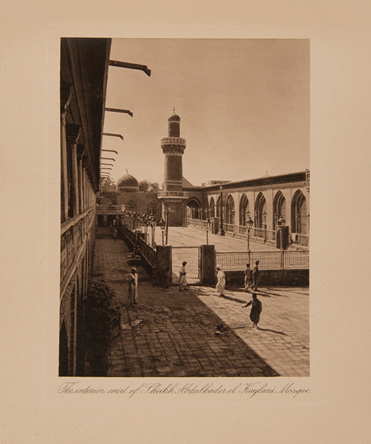 Sepia photographs providing a snapshot of Iraq between the establishment of its modern borders in 1920 and its full independence from Britain in 1932.