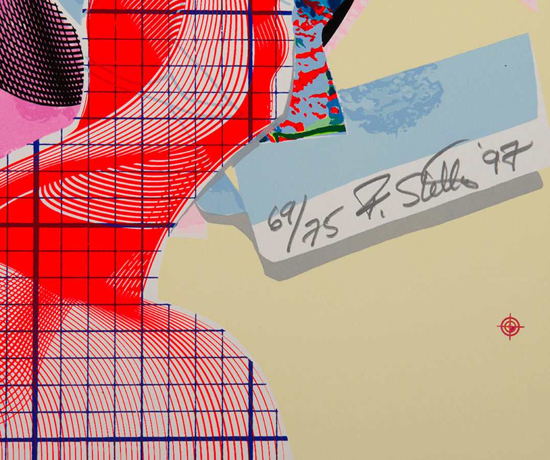 Frank Stella, Coxuria from The Geldzahler Portfolio, 1997, screenprint, signed by the artist, from the edition of 75, on White Lana mouldmade paper