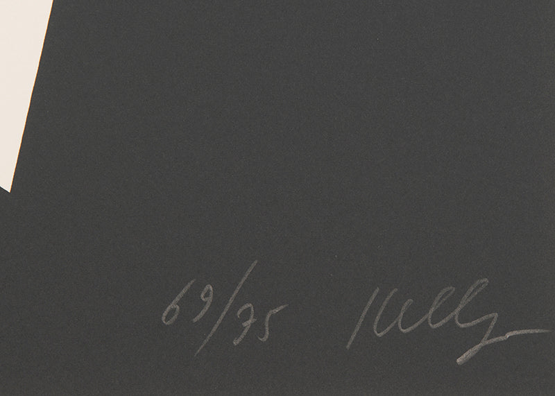 Ellsworth Kelly, Untitled, from The Geldzahler Portfolio, 1997, lithograph, signed by the artist, from the edition of 75, on Rives BFK paper