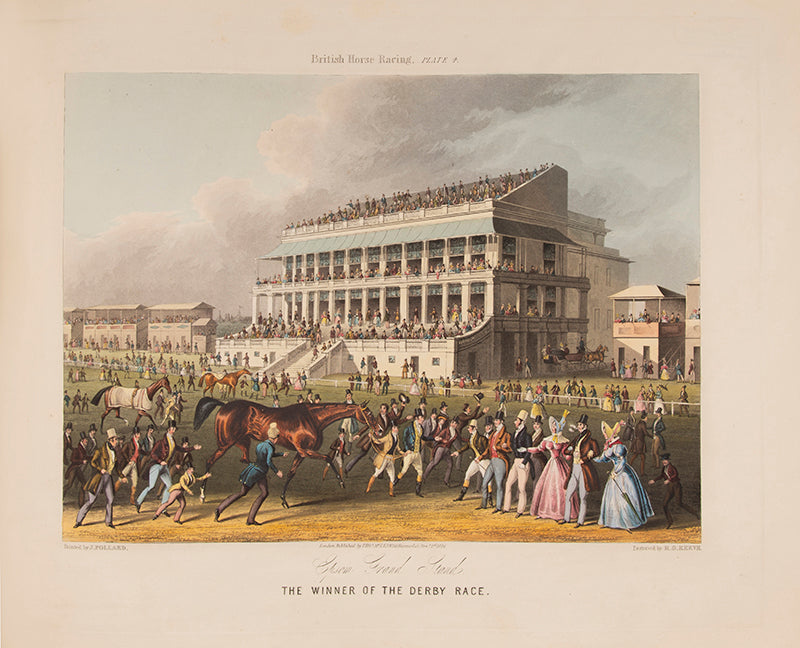 Pollard's rare and celebrated suite of British horse racing prints.