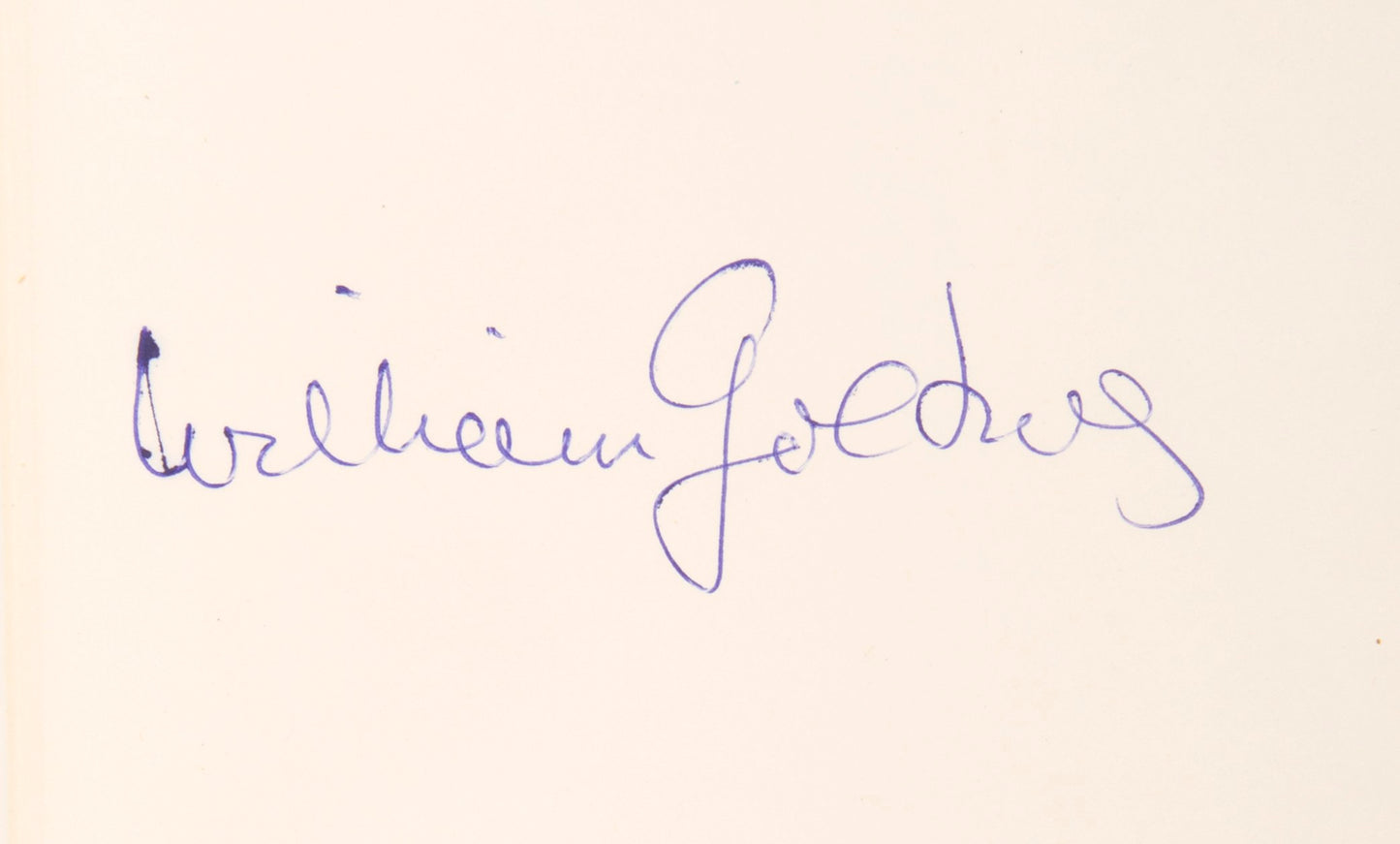 First edition of The Paper Men by William Golding, signed by the author.