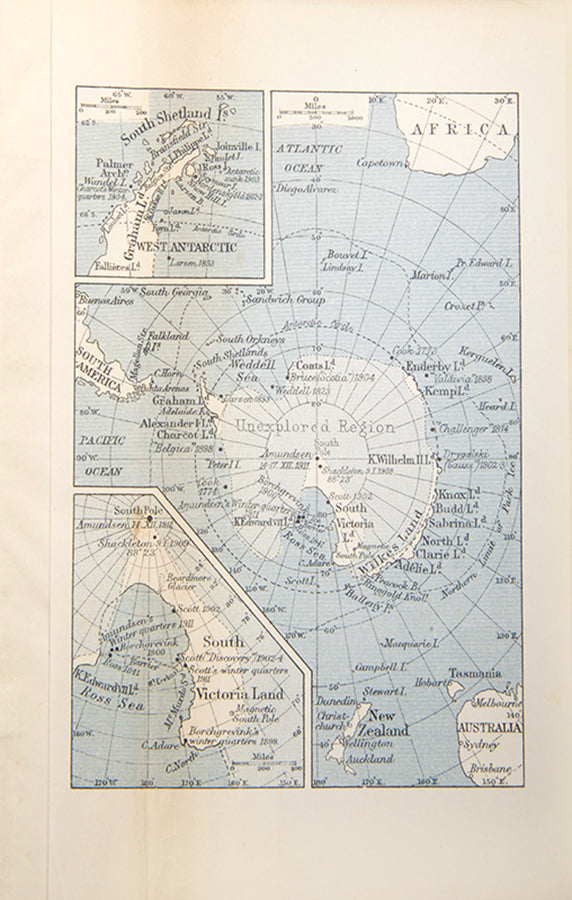 First edition of Roal Amundsen's South Pole, a cornerstone of Antarctic exploration; the account of the first expedition to reach the South Pole.