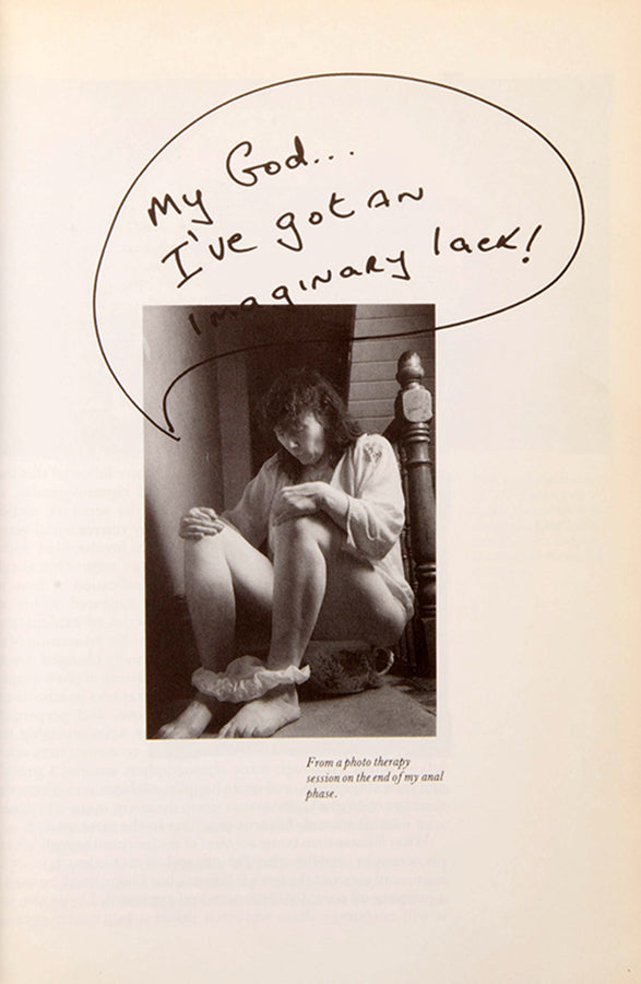 An inscribed presentation copy of Jo Spence's autobiography.