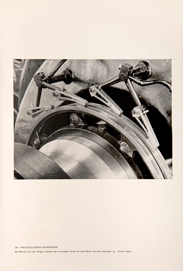 An inscribed copy of Eisen und Stahl, an important work in the history of modern photography. It exemplifies Renger-Patzsch's New Objectivity approach and attempts to redefine how industry and technology could be photographed.