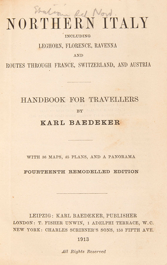 Last pre-World War I edition describing the area before the acquisition of South Tyrol, Istria and Fiume.