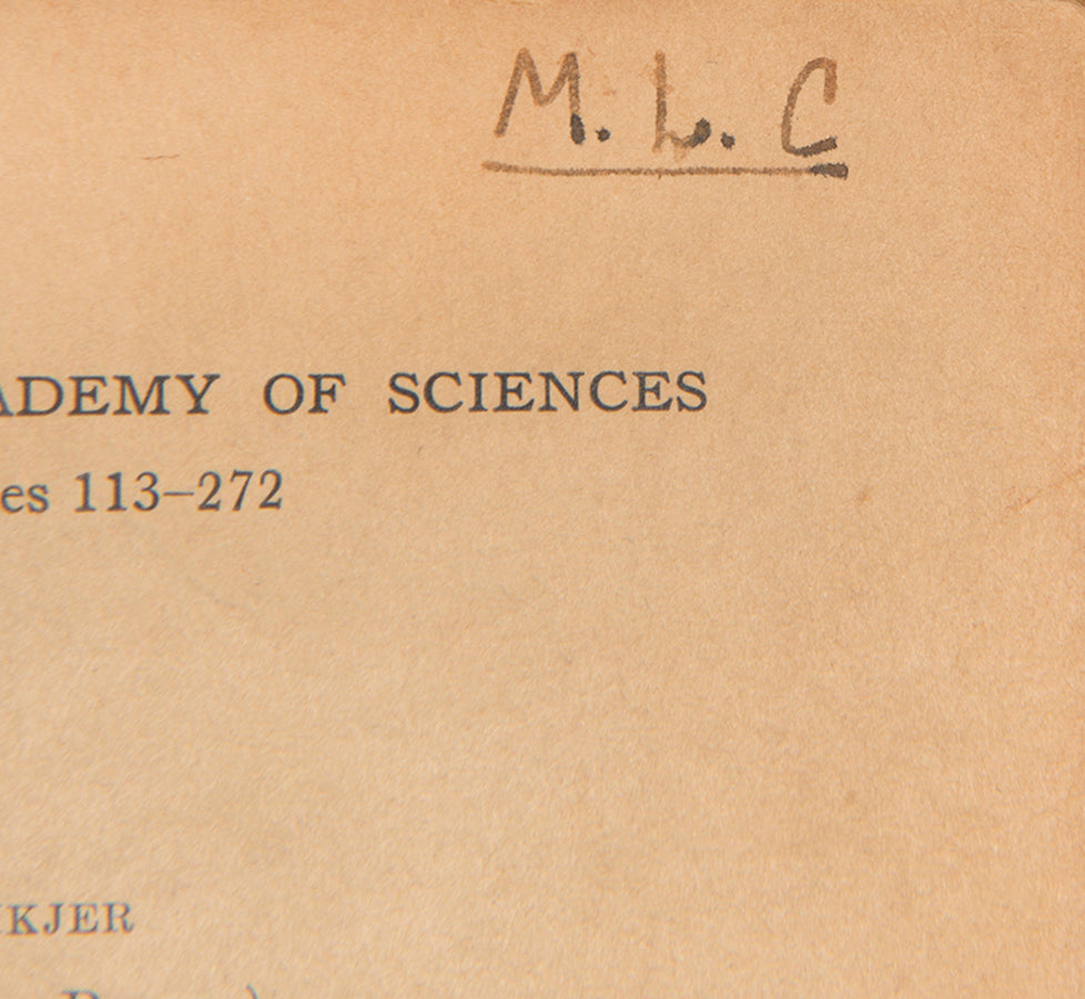 First edition of Fundamental Properties of the Galactic System, eight cosmology papers published in 1941, one by a prominent female astronomer.