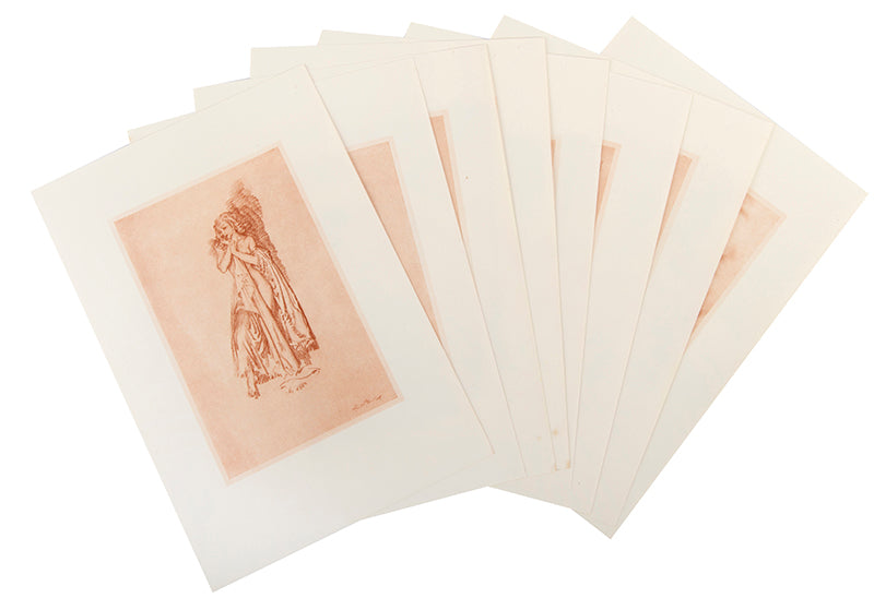 A beautifully produced edition of Herrick's poetry, illustrated by Sir William Russell Flint, in the special deluxe binding with extra plates.