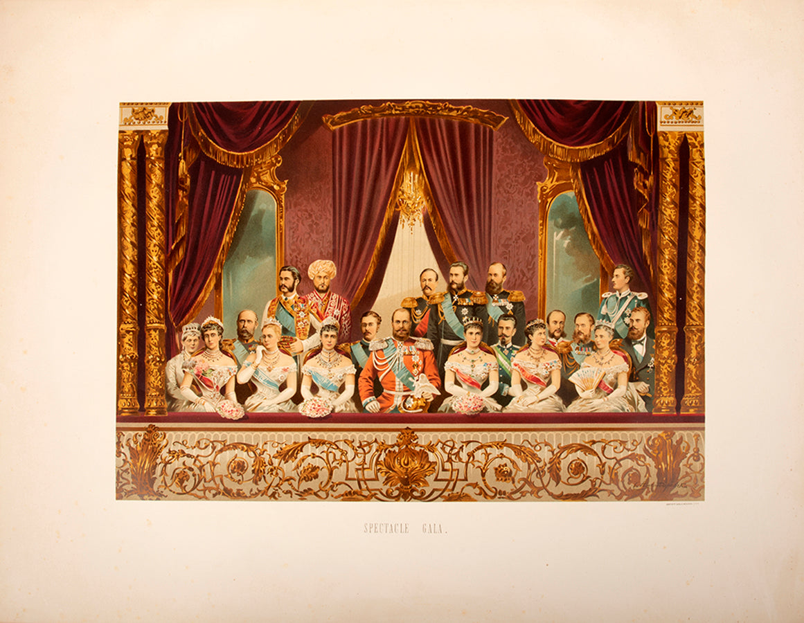 Nominative example for the Comte de Moy, with the rare chromolithographed limitation statement.