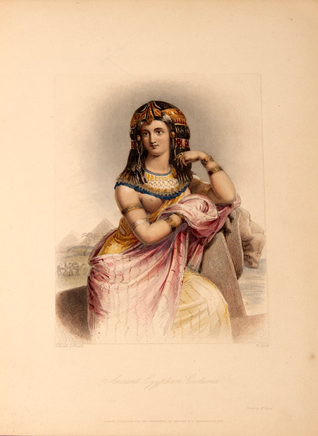 First edition of Beauty's Costume by Charles Heath and Leitch Ritchie, with 12 hand-coloured plates showing twelve female beauties in costumes from around the world.