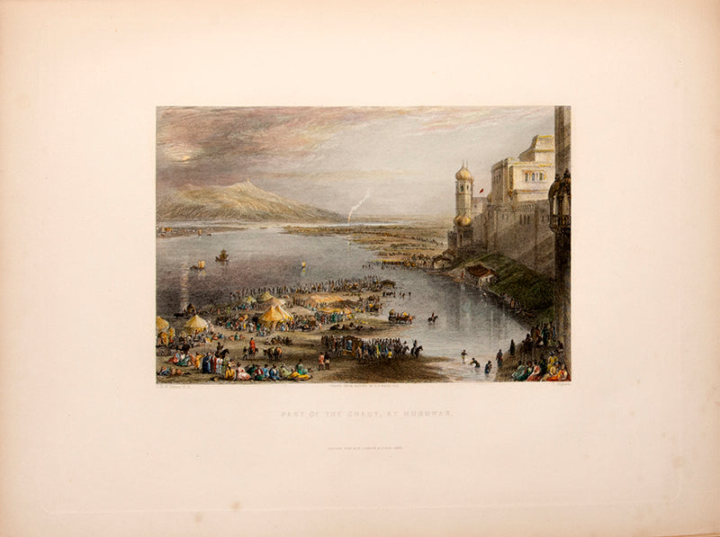 Second edition of Views in India by George Francis White, containing 29 handcoloured plates depicting the Himalayas.