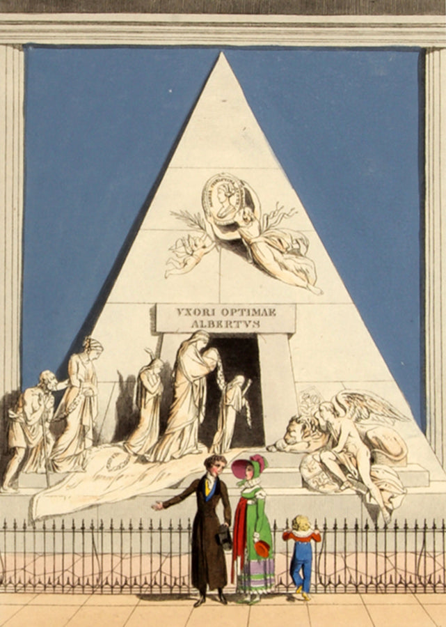 First edition of Wien's vorzüglichste Gebäude und Monumente by Joseph and Eduard Gurk, with 64 hand-coloured aquatint plates of Vienna, mounted on card.