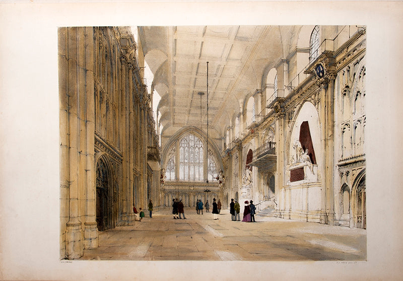 First edition of Original Views of London As It Is by Thomas Boys, containing 25 hand-coloured lithographs of London in the 1840s.