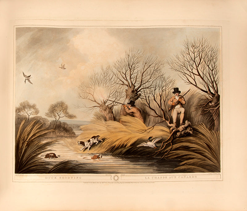 First edition of Orme's Collection of British Field Sports by Samuel Howitt, with 20 hand-coloured aquatints of hnting scenes, all in early states.