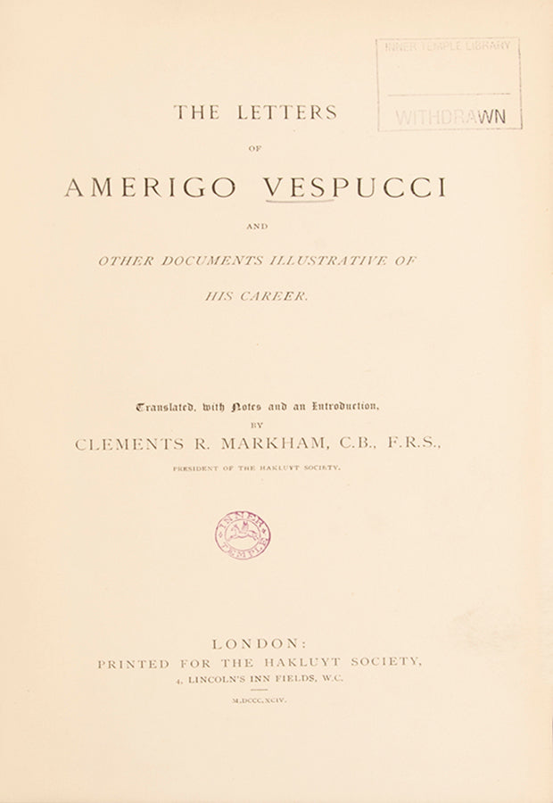 Amerigo Vespucci (1454-1512) was an Italian explorer and navigator from the Republic of Florence for whom "America" is named. Vespucci claimed to have understood in 1501 that Brazil was part of a fourth continent unknown to Europeans, which he called the "New World".