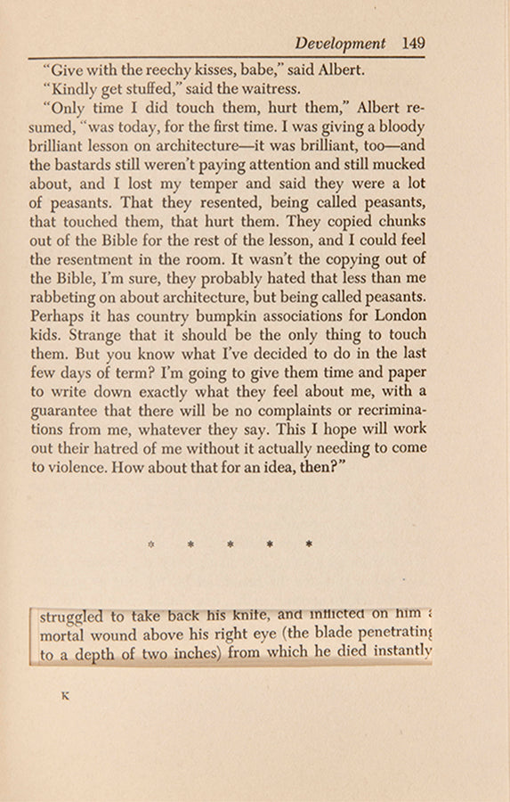 First edition of Albert Angelo by B.S. Johnson.