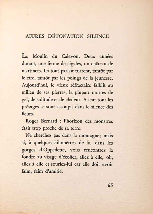 One of 65 deluxe copies with a signed linocut by Matisse.