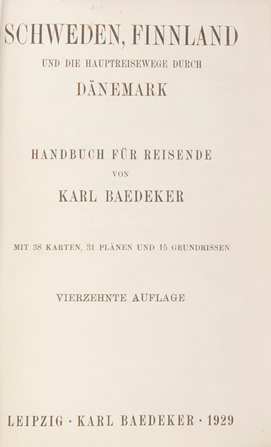 First and only separate edition of Sweden and Finland.