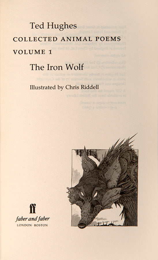 Ted Hughes' Animal Poems have a dark energy and the rhythms and sounds of Old English, often connected with the natural world, with animals and the landscape