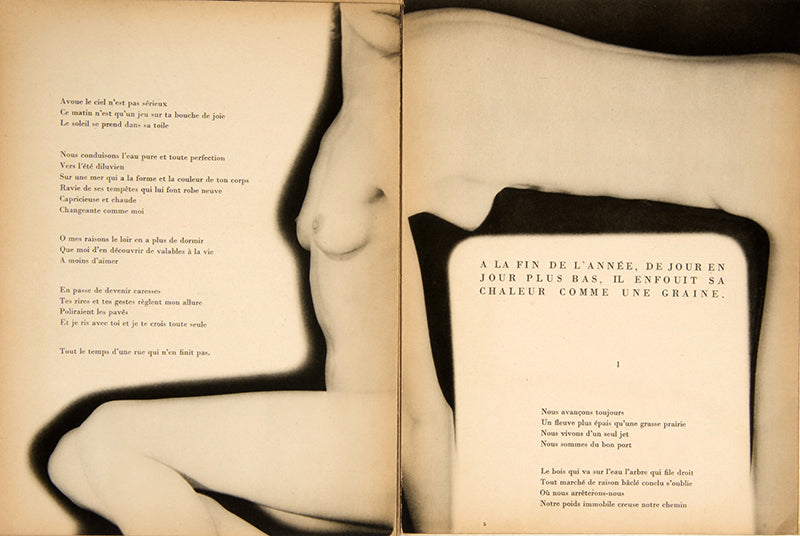 A presentation copy of Man Ray and Paul Eluard's Facile, one of the key French surrealist books of the 1930s.<br />