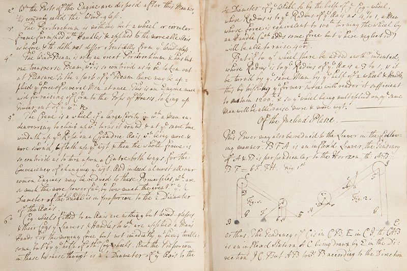 An unusual late 18th century manuscript on physics and science that cites Isaac Newton and William Harvey, among others, and is partly based on the work of Roger Cotes.