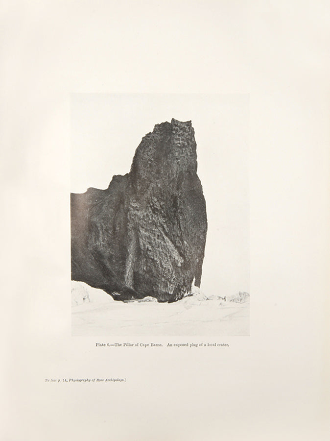 A detailed scientific report from the 'Terra Nova' expedition with maps, photographs and diagrams of the Ross Archipelago. Authored by Frank Debenham, later founder and first director of the Scott Polar Research Institute.