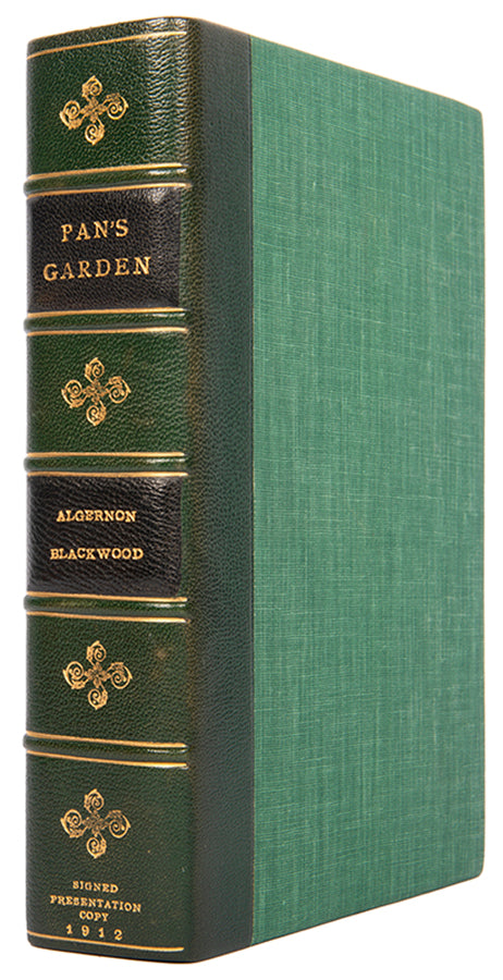 First edition of Pan's Garden by Algernon Blackwood, inscribed by the author.