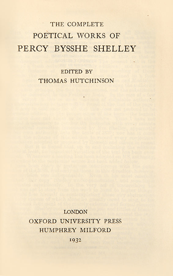 The Complete Poetical Works.