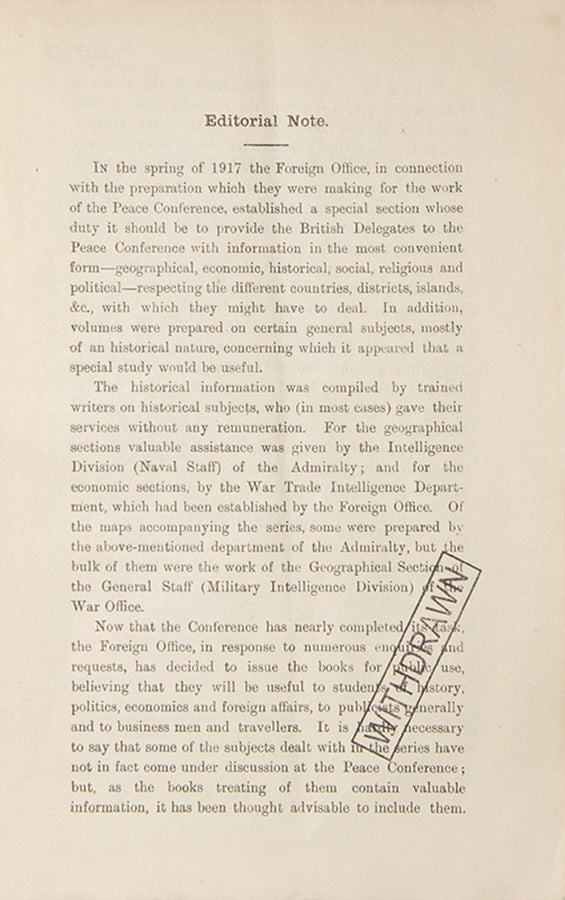 The scarce 1920 handbook on Kenya, Uganda, and Zanzibar issued the same year that the East Africa Protectorate was disestablished and Kenya was constituted as a colony of Britain with Zanzibar becoming it's protectorate.