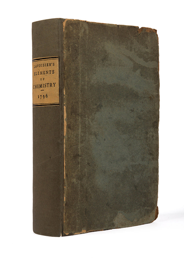 Third English language edition of Antoine Lavoisier's Traité Élémentaire de Chemie (Elements of Chemistry), Dr. Oliver Sack's copy, with his octopus bookplate.