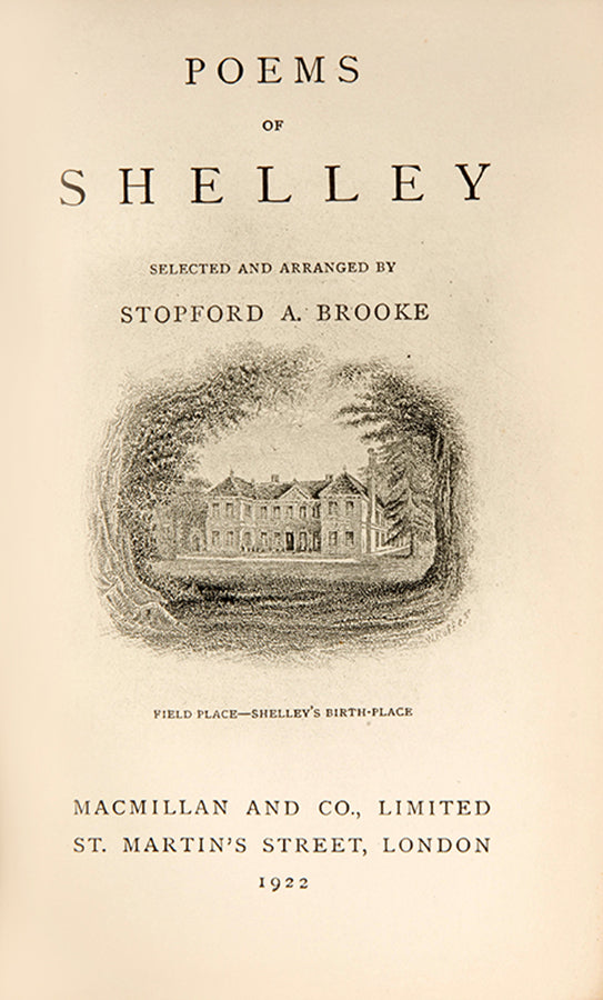 Poems of Shelley.