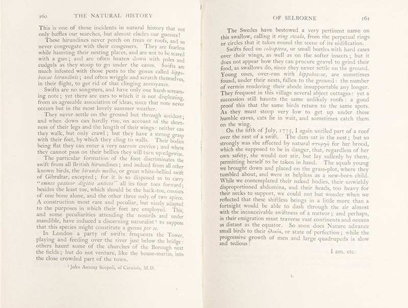 The Natural History and Antiquities of Selborne in the County of Southampton.