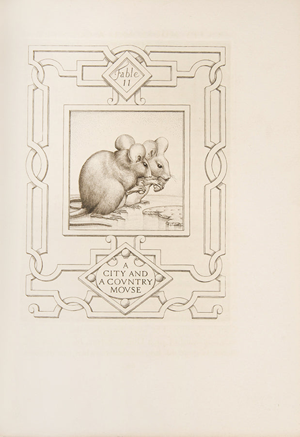 An excellent illustrated edition of Aesop's Fables, the text taken from the 1724 L'Estrange translation. Copper-engraved title and 11 plates by Gooden.