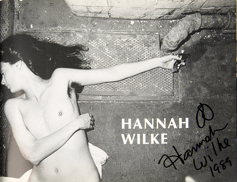 This book was published to accompany Hannah Wilke's retrospective exhibition at Gallery 210, University of Missouri–St Louis 3-28 April 1989.