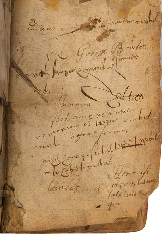 An early edition of this anthology of Morall Philosophie drawn from a range of classic sources by William Baldwin
