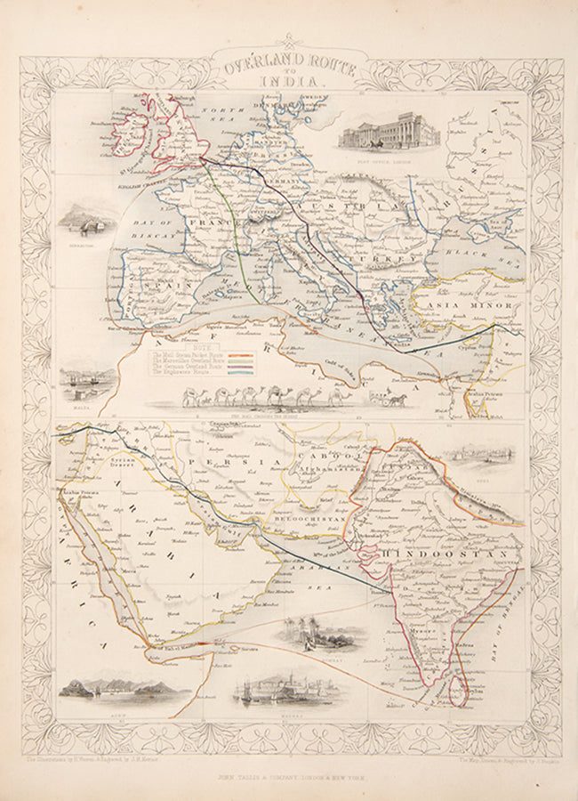 The Overland Route to India.