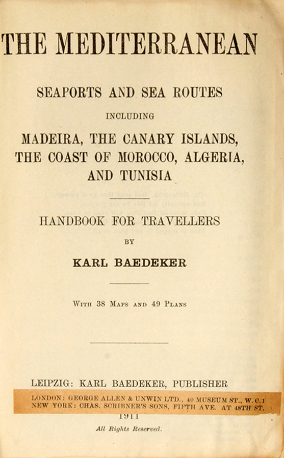 First and only edition. Includes Morocco and the Crimea.