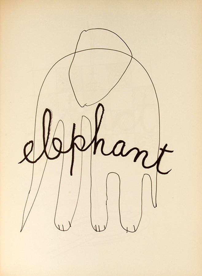 Alphabet for Adults inscribed by Man Ray to James Thrall Soby