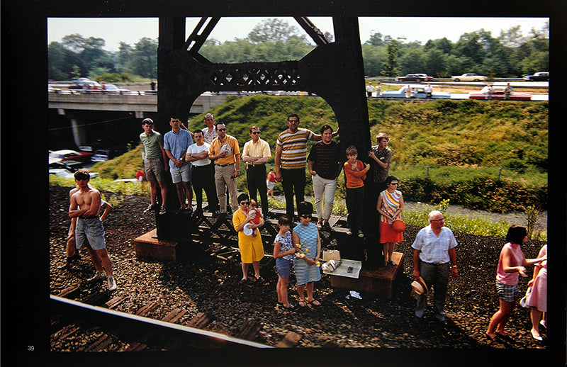 Paul Fusco's photographs of mourners lining the route of the RFK funeral train.