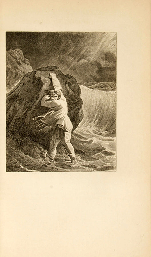 A handsome copy of Daniel Defoe's enduring classic Adventures of Robinson Crusoe, illsutrated with engraved plates