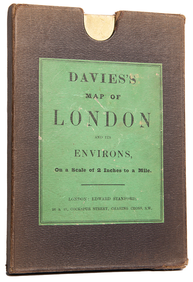 Davies's New Map of London and Its Environs.