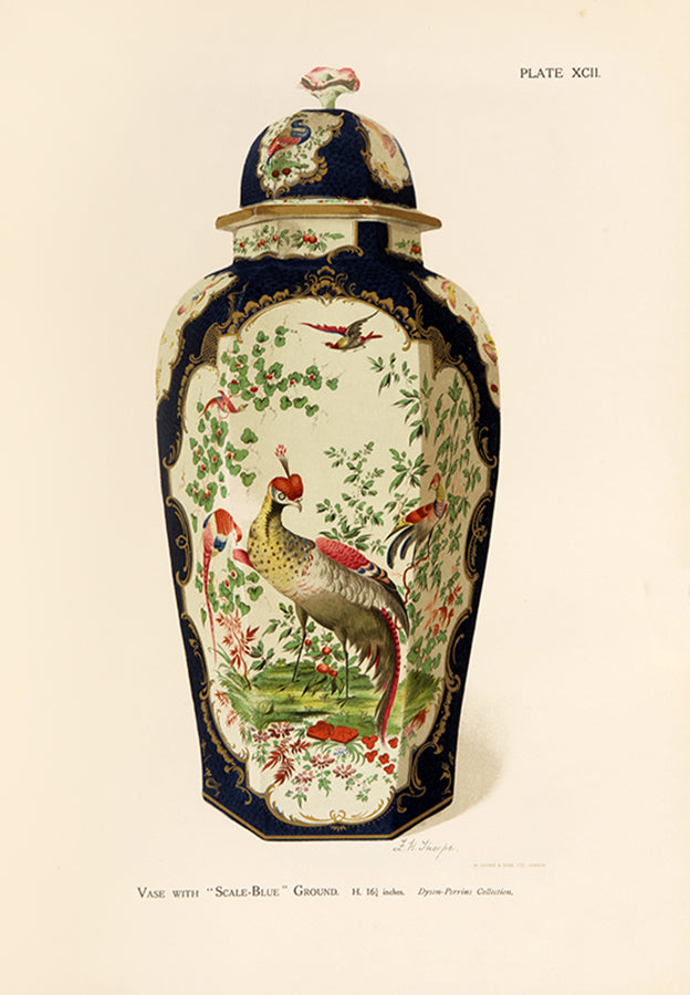 First edition of Hobson's Worcester Porcelain, a survey of Worcester porcelain from its inception in 1751 by Dr John Wall (1708–1776) through to 1910.